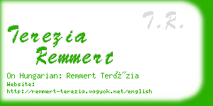 terezia remmert business card